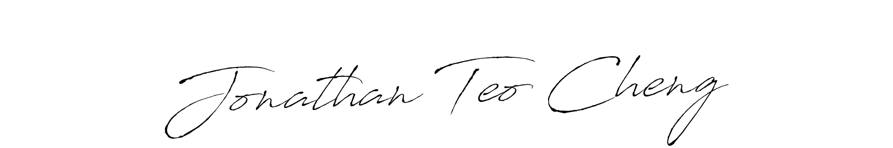 Jonathan Teo Cheng stylish signature style. Best Handwritten Sign (Antro_Vectra) for my name. Handwritten Signature Collection Ideas for my name Jonathan Teo Cheng. Jonathan Teo Cheng signature style 6 images and pictures png