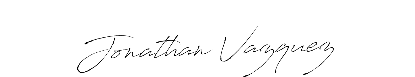 Jonathan Vazquez stylish signature style. Best Handwritten Sign (Antro_Vectra) for my name. Handwritten Signature Collection Ideas for my name Jonathan Vazquez. Jonathan Vazquez signature style 6 images and pictures png
