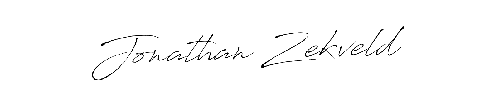 Design your own signature with our free online signature maker. With this signature software, you can create a handwritten (Antro_Vectra) signature for name Jonathan Zekveld. Jonathan Zekveld signature style 6 images and pictures png