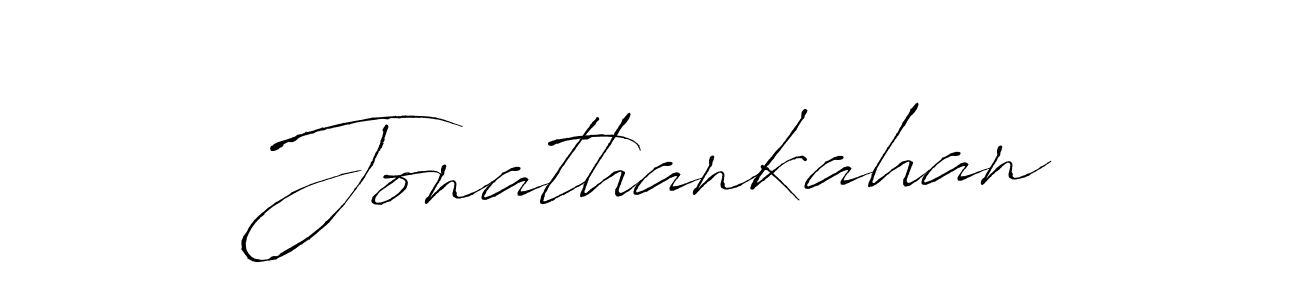 You should practise on your own different ways (Antro_Vectra) to write your name (Jonathankahan) in signature. don't let someone else do it for you. Jonathankahan signature style 6 images and pictures png