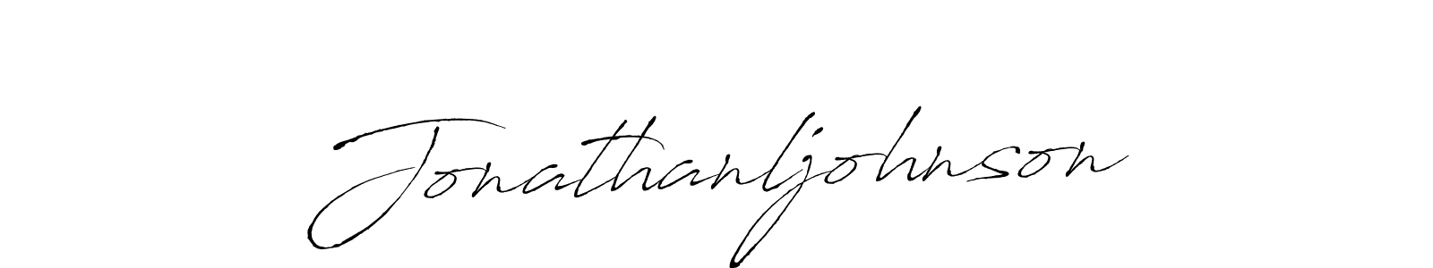 How to make Jonathanljohnson name signature. Use Antro_Vectra style for creating short signs online. This is the latest handwritten sign. Jonathanljohnson signature style 6 images and pictures png