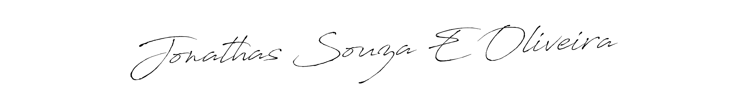 Make a beautiful signature design for name Jonathas Souza E Oliveira. Use this online signature maker to create a handwritten signature for free. Jonathas Souza E Oliveira signature style 6 images and pictures png