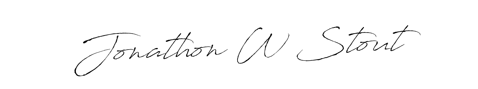 Make a beautiful signature design for name Jonathon W Stout. Use this online signature maker to create a handwritten signature for free. Jonathon W Stout signature style 6 images and pictures png