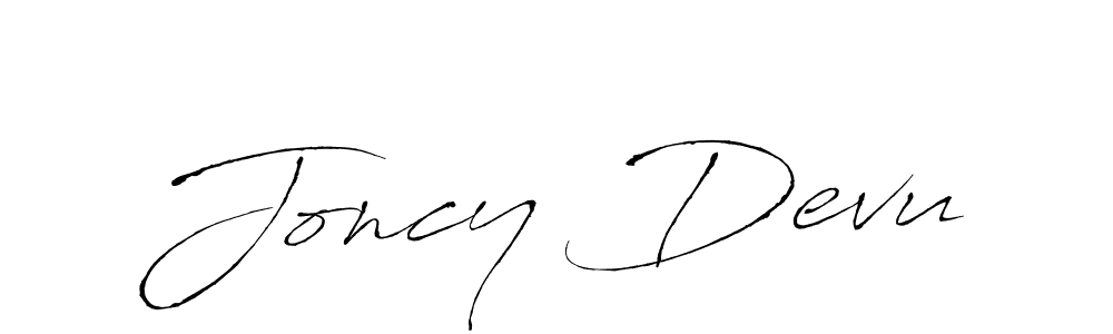 It looks lik you need a new signature style for name Joncy Devu. Design unique handwritten (Antro_Vectra) signature with our free signature maker in just a few clicks. Joncy Devu signature style 6 images and pictures png