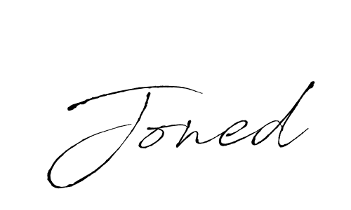 Make a beautiful signature design for name Joned. With this signature (Antro_Vectra) style, you can create a handwritten signature for free. Joned signature style 6 images and pictures png