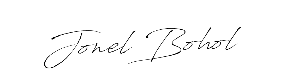Antro_Vectra is a professional signature style that is perfect for those who want to add a touch of class to their signature. It is also a great choice for those who want to make their signature more unique. Get Jonel Bohol name to fancy signature for free. Jonel Bohol signature style 6 images and pictures png