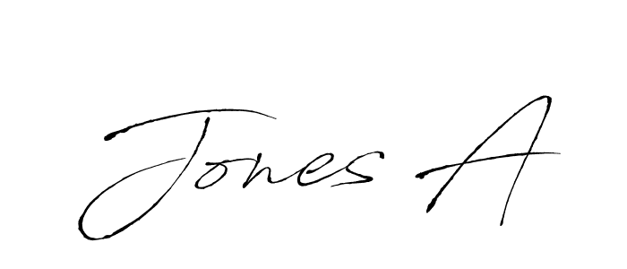 Also we have Jones A name is the best signature style. Create professional handwritten signature collection using Antro_Vectra autograph style. Jones A signature style 6 images and pictures png