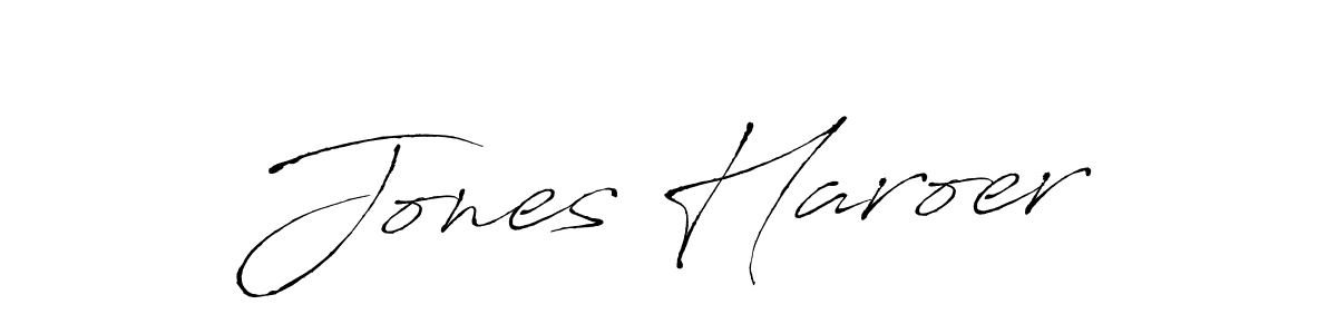 You should practise on your own different ways (Antro_Vectra) to write your name (Jones Haroer) in signature. don't let someone else do it for you. Jones Haroer signature style 6 images and pictures png