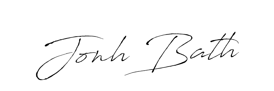 You should practise on your own different ways (Antro_Vectra) to write your name (Jonh Bath) in signature. don't let someone else do it for you. Jonh Bath signature style 6 images and pictures png