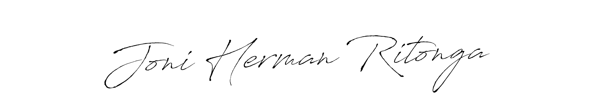 How to make Joni Herman Ritonga signature? Antro_Vectra is a professional autograph style. Create handwritten signature for Joni Herman Ritonga name. Joni Herman Ritonga signature style 6 images and pictures png