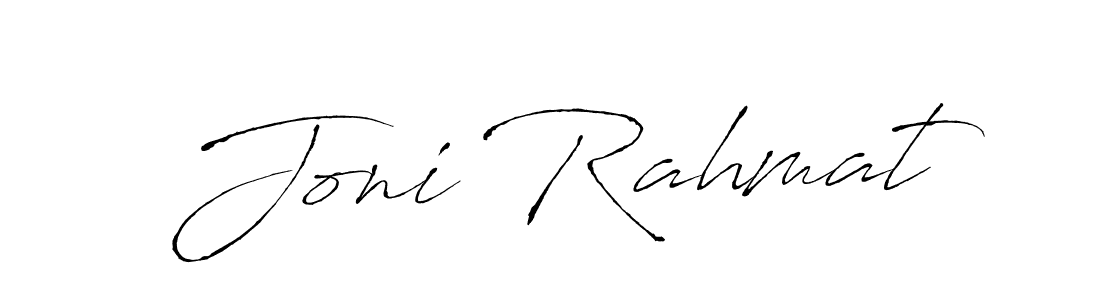 if you are searching for the best signature style for your name Joni Rahmat. so please give up your signature search. here we have designed multiple signature styles  using Antro_Vectra. Joni Rahmat signature style 6 images and pictures png