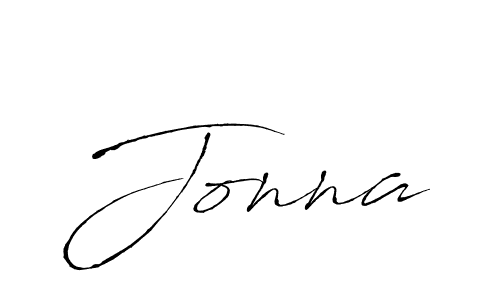 Jonna stylish signature style. Best Handwritten Sign (Antro_Vectra) for my name. Handwritten Signature Collection Ideas for my name Jonna. Jonna signature style 6 images and pictures png