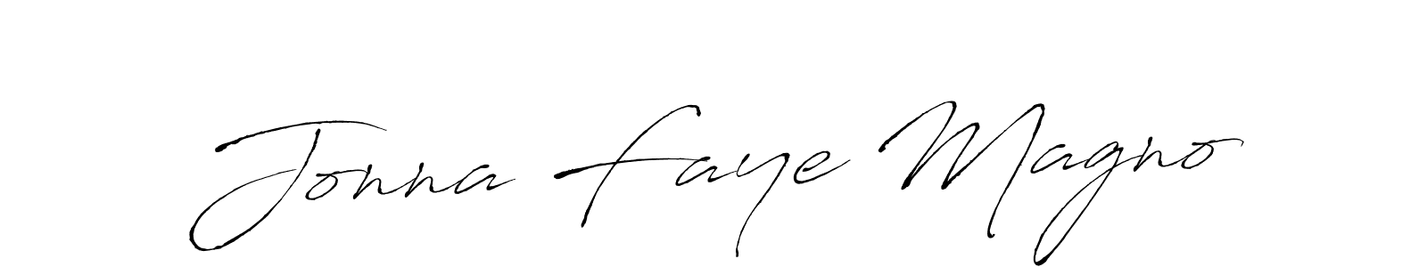 Make a short Jonna Faye Magno signature style. Manage your documents anywhere anytime using Antro_Vectra. Create and add eSignatures, submit forms, share and send files easily. Jonna Faye Magno signature style 6 images and pictures png