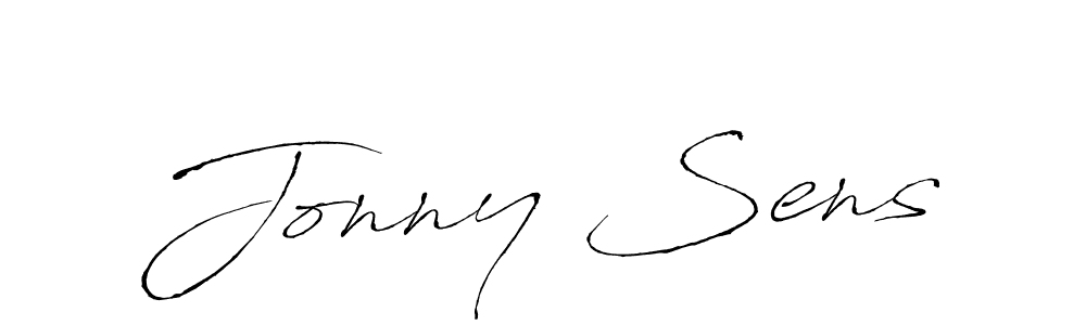 How to make Jonny Sens signature? Antro_Vectra is a professional autograph style. Create handwritten signature for Jonny Sens name. Jonny Sens signature style 6 images and pictures png
