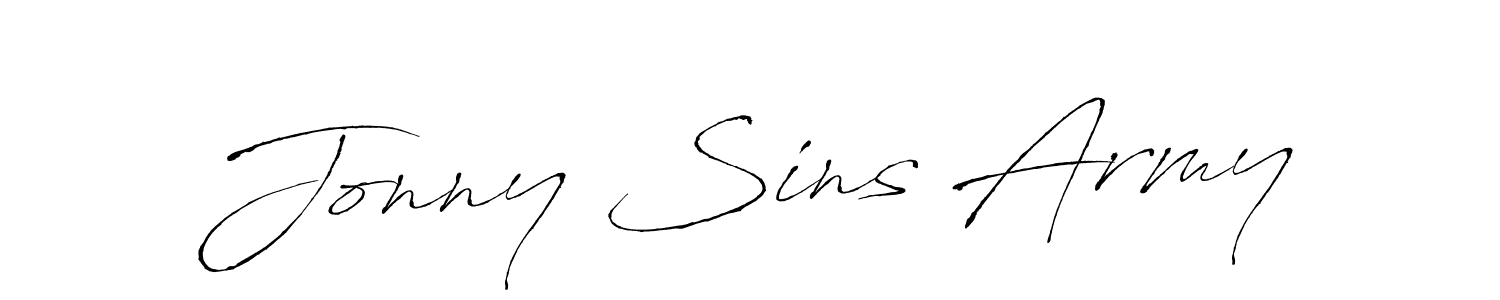 Antro_Vectra is a professional signature style that is perfect for those who want to add a touch of class to their signature. It is also a great choice for those who want to make their signature more unique. Get Jonny Sins Army name to fancy signature for free. Jonny Sins Army signature style 6 images and pictures png