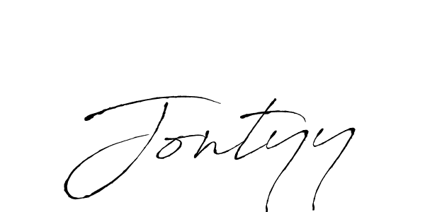 Antro_Vectra is a professional signature style that is perfect for those who want to add a touch of class to their signature. It is also a great choice for those who want to make their signature more unique. Get Jontyy name to fancy signature for free. Jontyy signature style 6 images and pictures png
