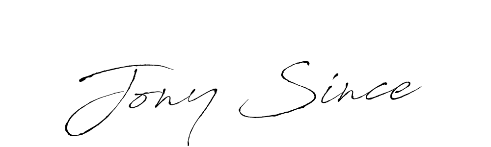 Similarly Antro_Vectra is the best handwritten signature design. Signature creator online .You can use it as an online autograph creator for name Jony Since. Jony Since signature style 6 images and pictures png