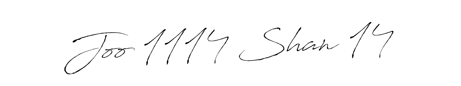 Create a beautiful signature design for name Joo 1114 Shan 14. With this signature (Antro_Vectra) fonts, you can make a handwritten signature for free. Joo 1114 Shan 14 signature style 6 images and pictures png