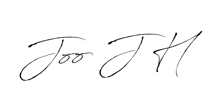The best way (Antro_Vectra) to make a short signature is to pick only two or three words in your name. The name Joo J H include a total of six letters. For converting this name. Joo J H signature style 6 images and pictures png