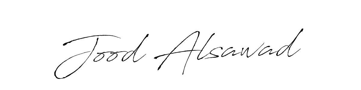 Jood Alsawad stylish signature style. Best Handwritten Sign (Antro_Vectra) for my name. Handwritten Signature Collection Ideas for my name Jood Alsawad. Jood Alsawad signature style 6 images and pictures png