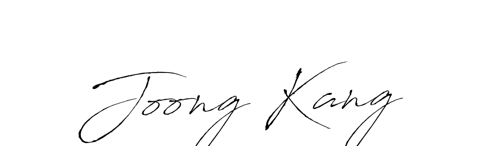 Design your own signature with our free online signature maker. With this signature software, you can create a handwritten (Antro_Vectra) signature for name Joong Kang. Joong Kang signature style 6 images and pictures png