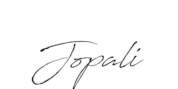 Create a beautiful signature design for name Jopali. With this signature (Antro_Vectra) fonts, you can make a handwritten signature for free. Jopali signature style 6 images and pictures png