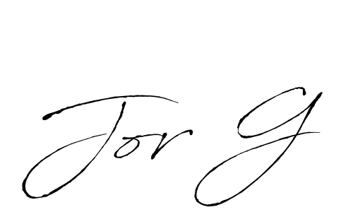 How to make Jor G name signature. Use Antro_Vectra style for creating short signs online. This is the latest handwritten sign. Jor G signature style 6 images and pictures png