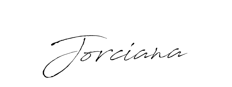 Make a beautiful signature design for name Jorciana. With this signature (Antro_Vectra) style, you can create a handwritten signature for free. Jorciana signature style 6 images and pictures png