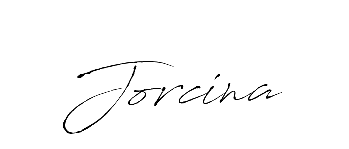 Design your own signature with our free online signature maker. With this signature software, you can create a handwritten (Antro_Vectra) signature for name Jorcina. Jorcina signature style 6 images and pictures png