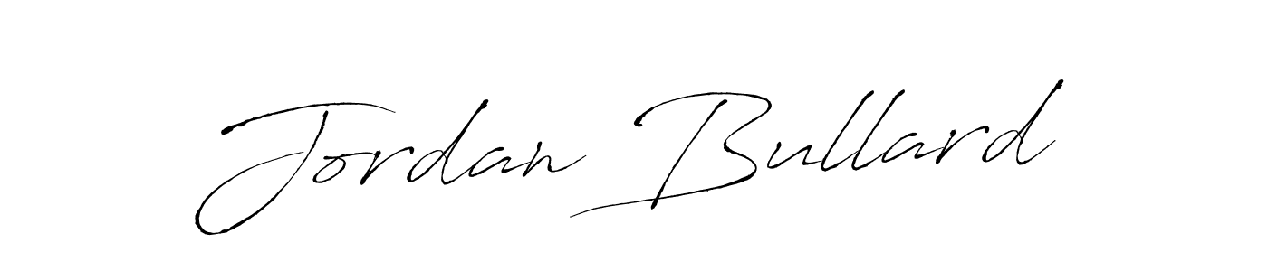 Jordan Bullard stylish signature style. Best Handwritten Sign (Antro_Vectra) for my name. Handwritten Signature Collection Ideas for my name Jordan Bullard. Jordan Bullard signature style 6 images and pictures png