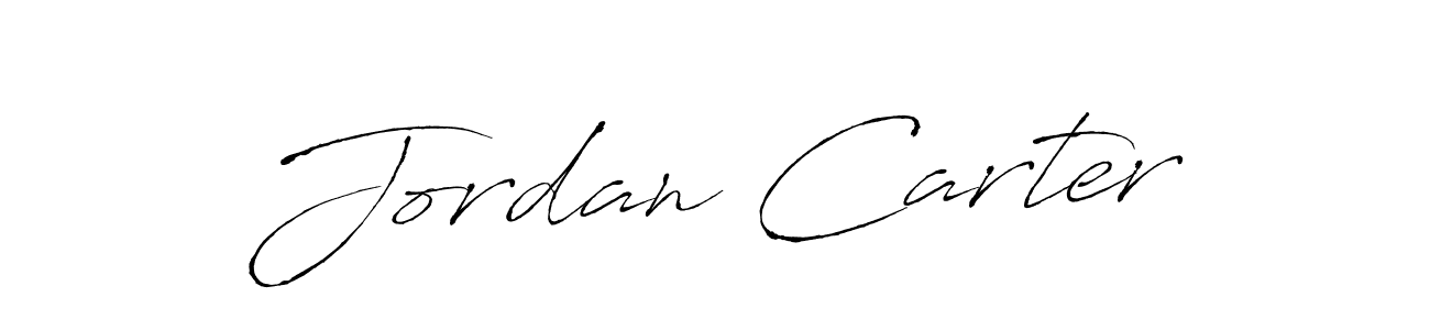 How to make Jordan Carter name signature. Use Antro_Vectra style for creating short signs online. This is the latest handwritten sign. Jordan Carter signature style 6 images and pictures png