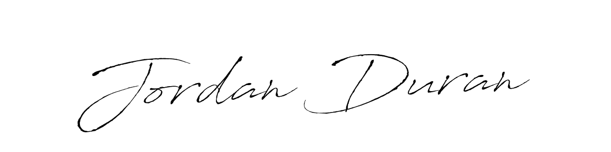 How to make Jordan Duran name signature. Use Antro_Vectra style for creating short signs online. This is the latest handwritten sign. Jordan Duran signature style 6 images and pictures png