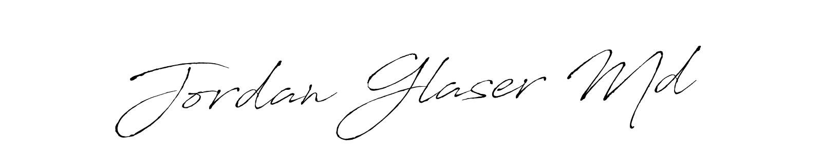 Create a beautiful signature design for name Jordan Glaser Md. With this signature (Antro_Vectra) fonts, you can make a handwritten signature for free. Jordan Glaser Md signature style 6 images and pictures png
