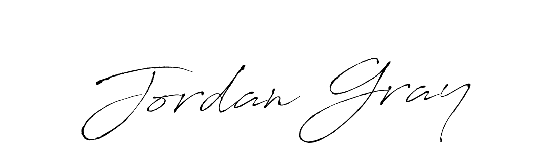 Jordan Gray stylish signature style. Best Handwritten Sign (Antro_Vectra) for my name. Handwritten Signature Collection Ideas for my name Jordan Gray. Jordan Gray signature style 6 images and pictures png