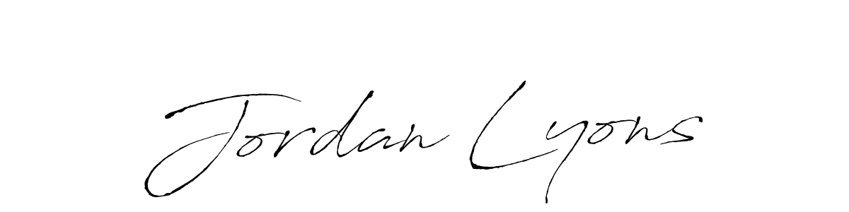 Use a signature maker to create a handwritten signature online. With this signature software, you can design (Antro_Vectra) your own signature for name Jordan Lyons. Jordan Lyons signature style 6 images and pictures png