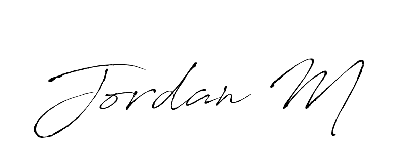 Design your own signature with our free online signature maker. With this signature software, you can create a handwritten (Antro_Vectra) signature for name Jordan M. Jordan M signature style 6 images and pictures png