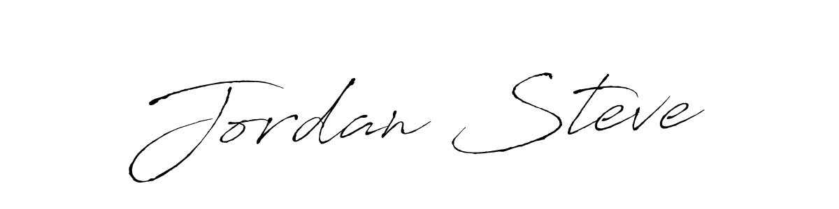 Jordan Steve stylish signature style. Best Handwritten Sign (Antro_Vectra) for my name. Handwritten Signature Collection Ideas for my name Jordan Steve. Jordan Steve signature style 6 images and pictures png