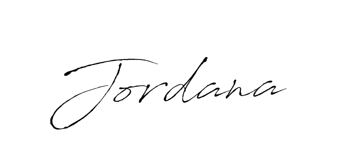 Design your own signature with our free online signature maker. With this signature software, you can create a handwritten (Antro_Vectra) signature for name Jordana. Jordana signature style 6 images and pictures png