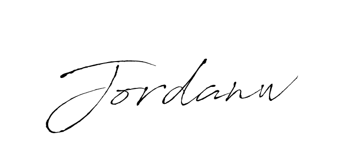 Use a signature maker to create a handwritten signature online. With this signature software, you can design (Antro_Vectra) your own signature for name Jordanw. Jordanw signature style 6 images and pictures png