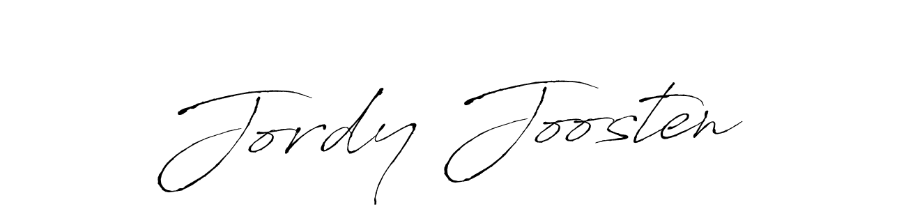 Make a beautiful signature design for name Jordy Joosten. With this signature (Antro_Vectra) style, you can create a handwritten signature for free. Jordy Joosten signature style 6 images and pictures png