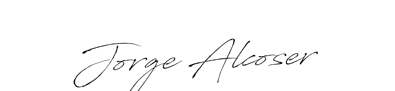 It looks lik you need a new signature style for name Jorge Alcoser. Design unique handwritten (Antro_Vectra) signature with our free signature maker in just a few clicks. Jorge Alcoser signature style 6 images and pictures png