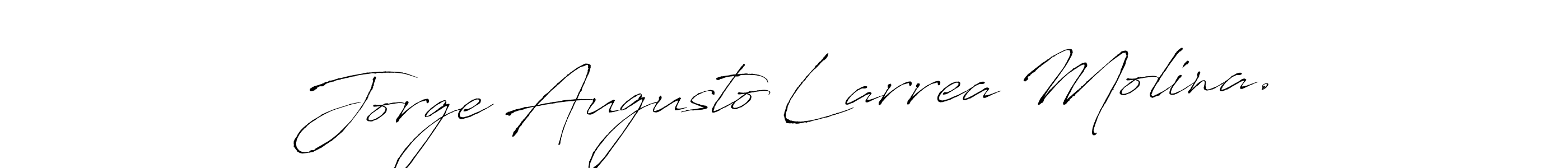 Antro_Vectra is a professional signature style that is perfect for those who want to add a touch of class to their signature. It is also a great choice for those who want to make their signature more unique. Get Jorge Augusto Larrea Molina. name to fancy signature for free. Jorge Augusto Larrea Molina. signature style 6 images and pictures png