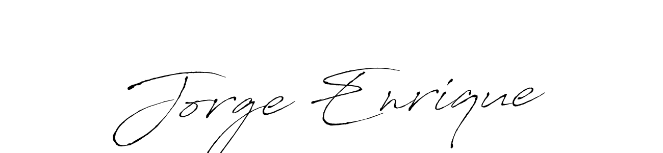 Antro_Vectra is a professional signature style that is perfect for those who want to add a touch of class to their signature. It is also a great choice for those who want to make their signature more unique. Get Jorge Enrique name to fancy signature for free. Jorge Enrique signature style 6 images and pictures png