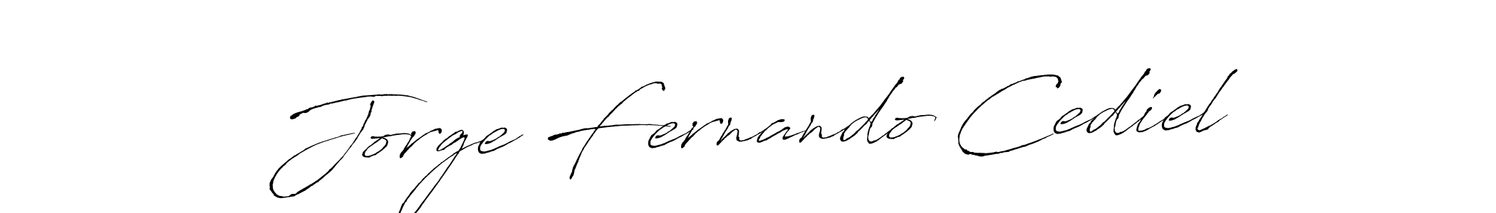 Similarly Antro_Vectra is the best handwritten signature design. Signature creator online .You can use it as an online autograph creator for name Jorge Fernando Cediel. Jorge Fernando Cediel signature style 6 images and pictures png