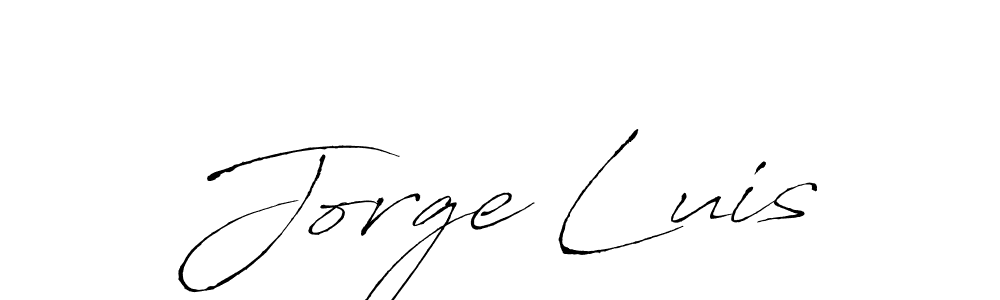 if you are searching for the best signature style for your name Jorge Luis. so please give up your signature search. here we have designed multiple signature styles  using Antro_Vectra. Jorge Luis signature style 6 images and pictures png