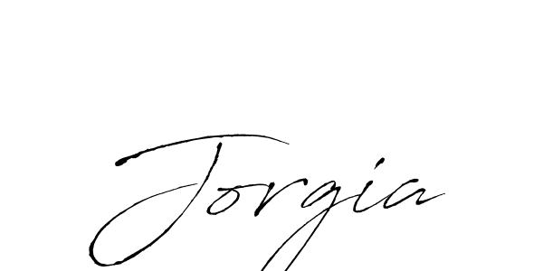 Create a beautiful signature design for name Jorgia. With this signature (Antro_Vectra) fonts, you can make a handwritten signature for free. Jorgia signature style 6 images and pictures png