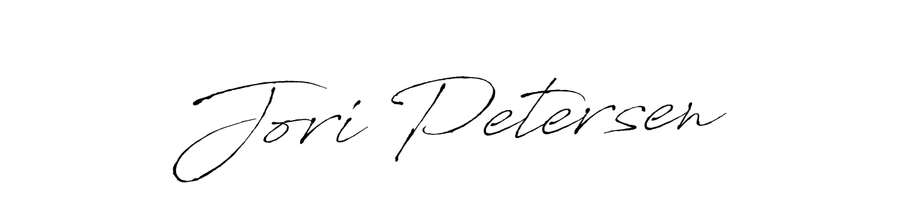 Jori Petersen stylish signature style. Best Handwritten Sign (Antro_Vectra) for my name. Handwritten Signature Collection Ideas for my name Jori Petersen. Jori Petersen signature style 6 images and pictures png