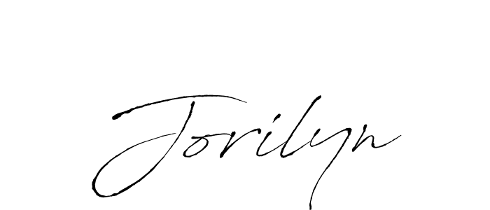 Make a beautiful signature design for name Jorilyn. With this signature (Antro_Vectra) style, you can create a handwritten signature for free. Jorilyn signature style 6 images and pictures png