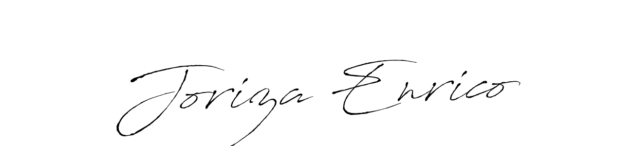 Similarly Antro_Vectra is the best handwritten signature design. Signature creator online .You can use it as an online autograph creator for name Joriza Enrico. Joriza Enrico signature style 6 images and pictures png