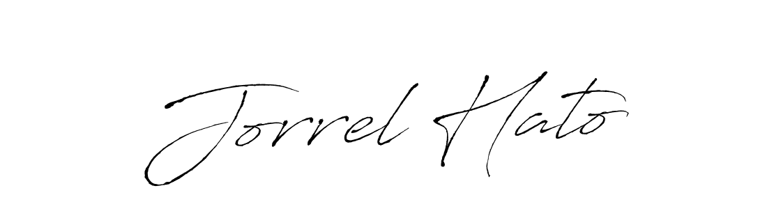 Create a beautiful signature design for name Jorrel Hato. With this signature (Antro_Vectra) fonts, you can make a handwritten signature for free. Jorrel Hato signature style 6 images and pictures png